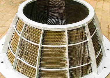 Porcellana Canestro centrifugo ad alta resistenza del cesto metallico/tenditore del cuneo degli ss fornitore