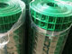 La rete metallica saldata rivestita di plastica verde del PVC riveste Rolls di pannelli per la fabbricazione della nassa per granchi fornitore